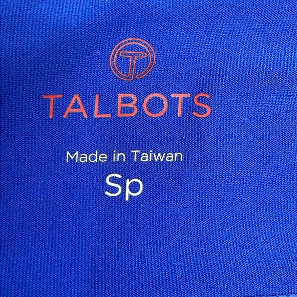 T By Talbots Tech  Stretch Crop Leggings Blue SP - Picture 12 of 16